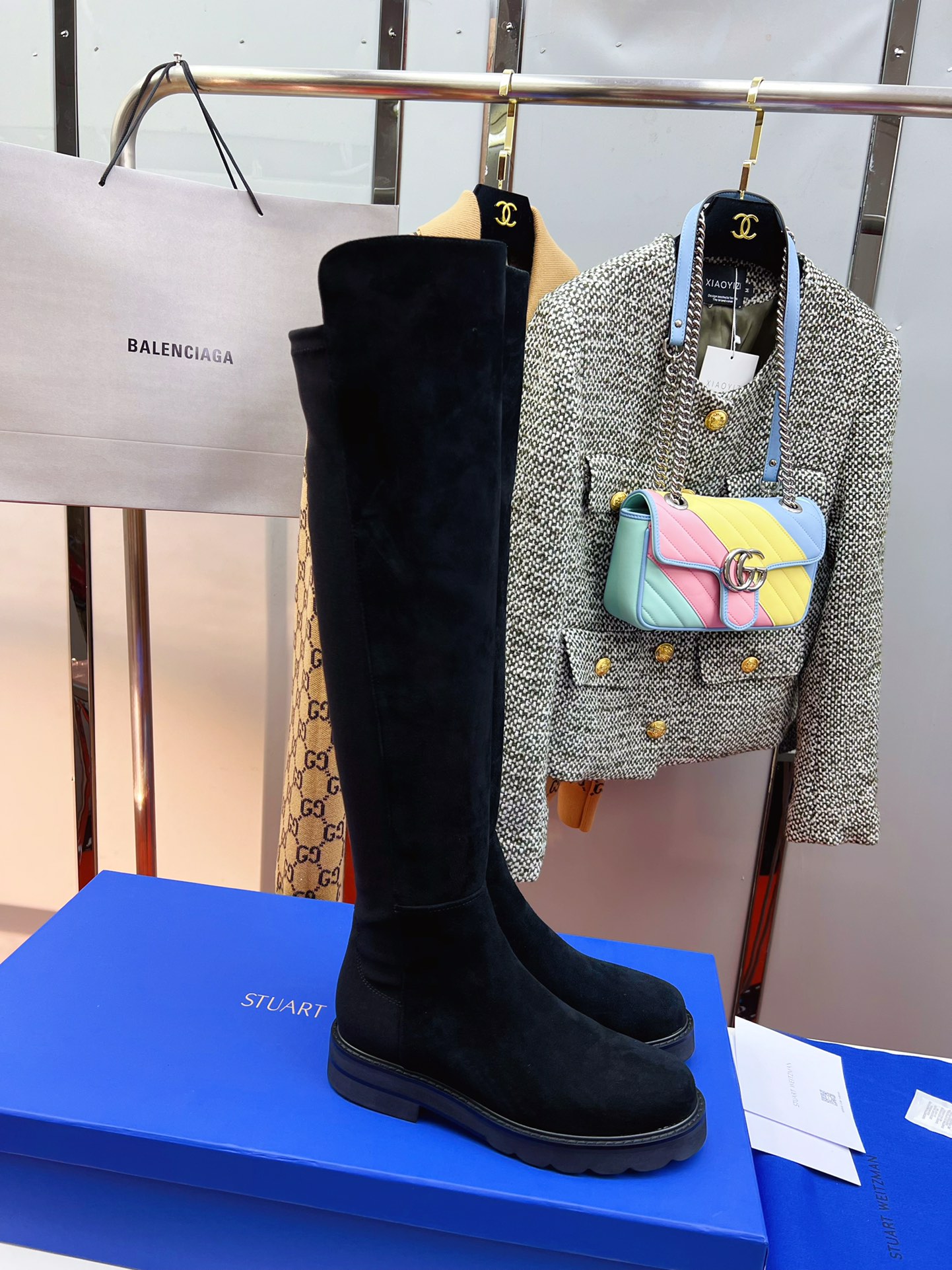 2022 Top-End Leather Boots: P825 P850, Sheep Skin, 3.5 CM Heel - 图片 2