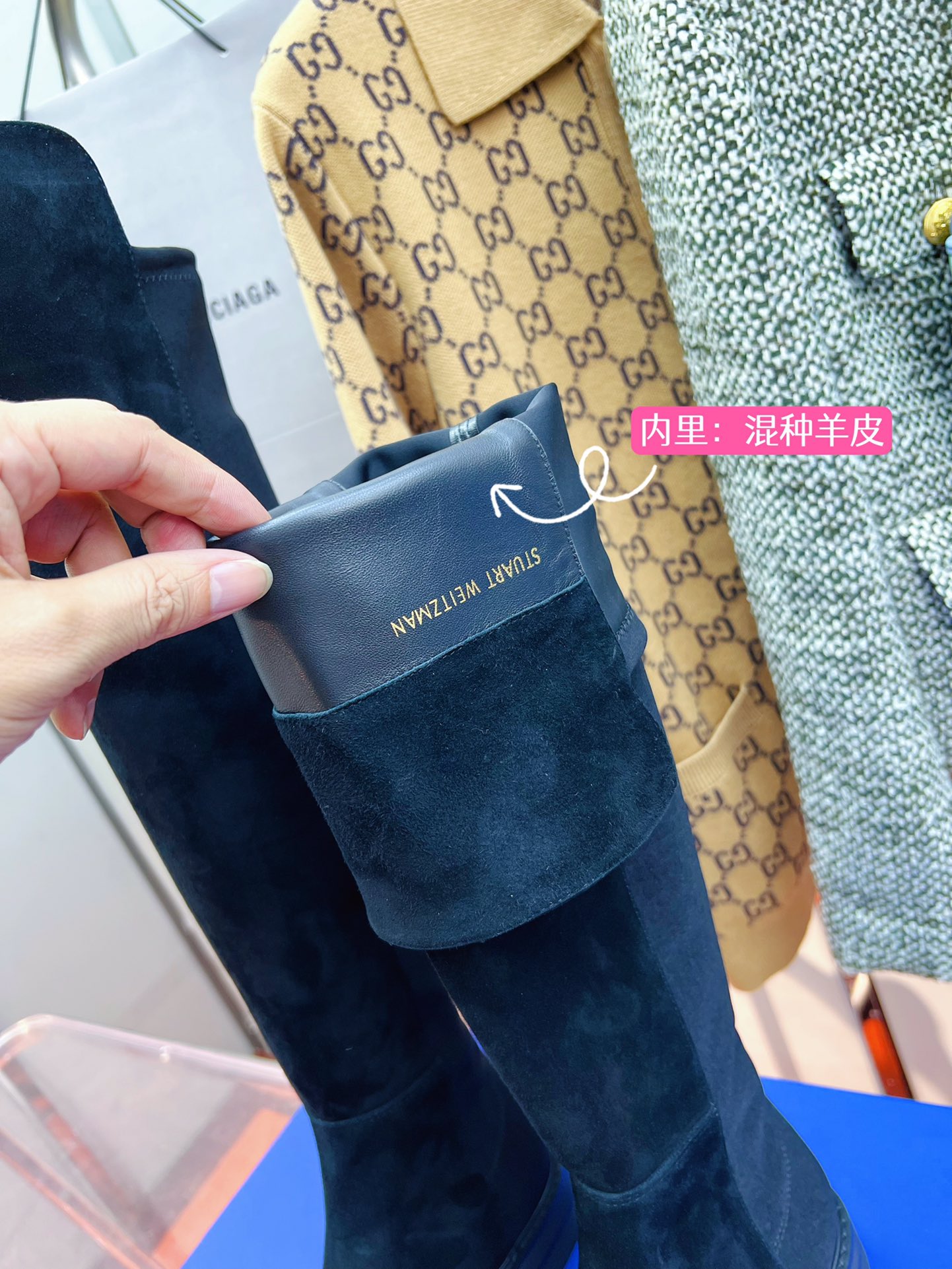 2022 Top-End Leather Boots: P825 P850, Sheep Skin, 3.5 CM Heel - 图片 8