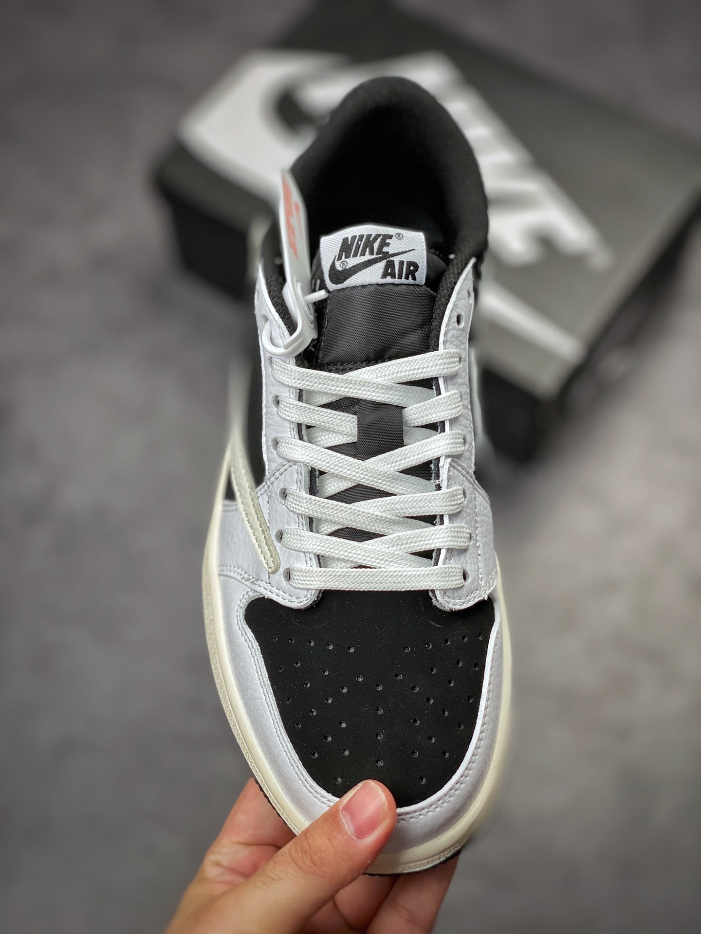 180 Fragment x TS x Air Jordan 1 Low 三方联名倒钩低帮 DM7866-002