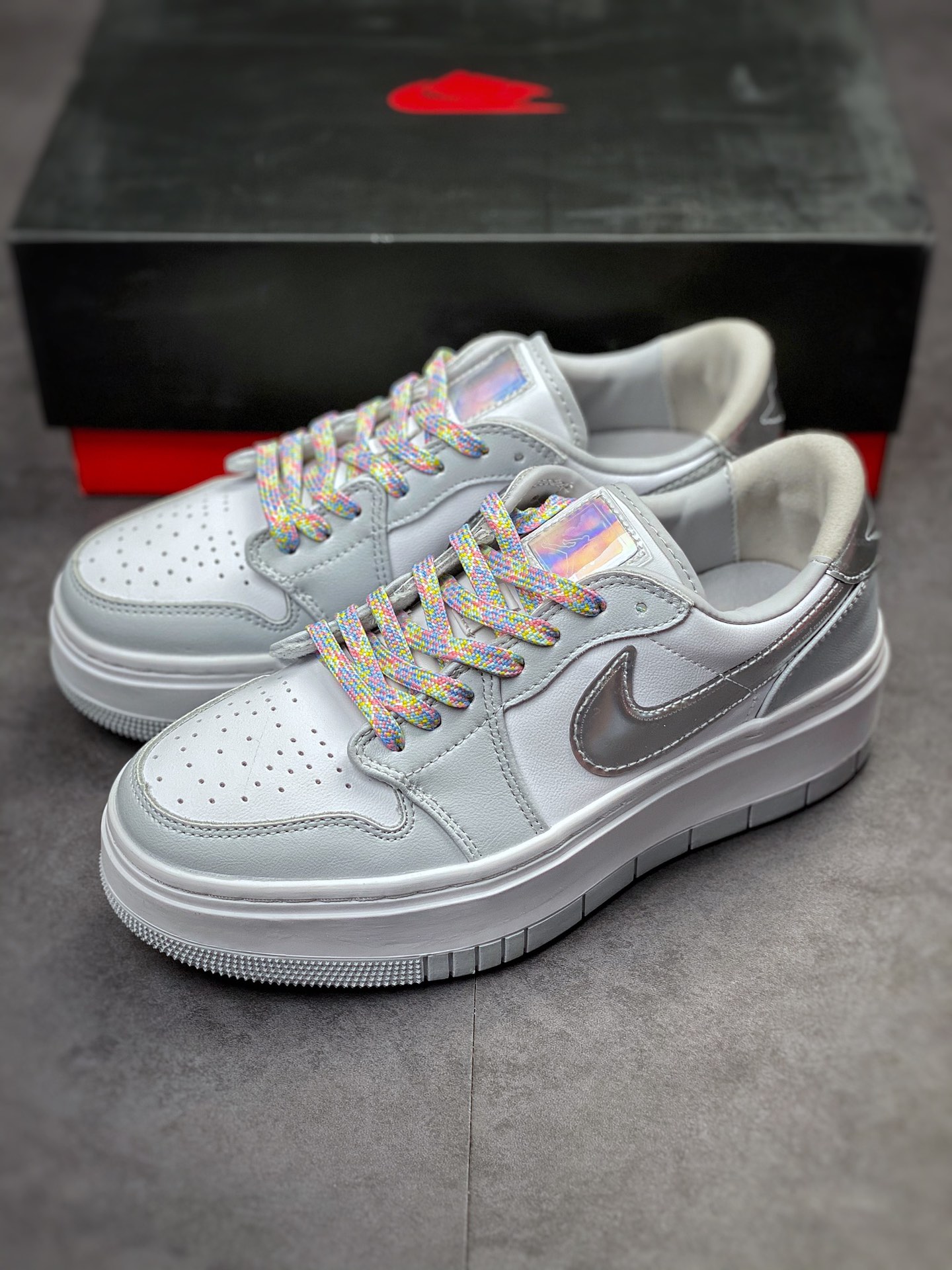 160 Air Jordan 1 Elevate Low SE 厚底复古篮球鞋DX6069-101