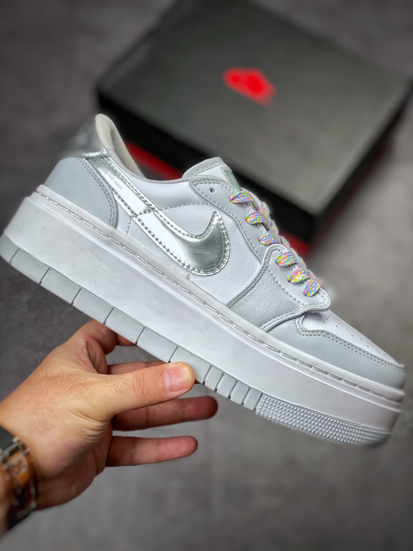 160 Air Jordan 1 Elevate Low SE 厚底复古篮球鞋DX6069-101