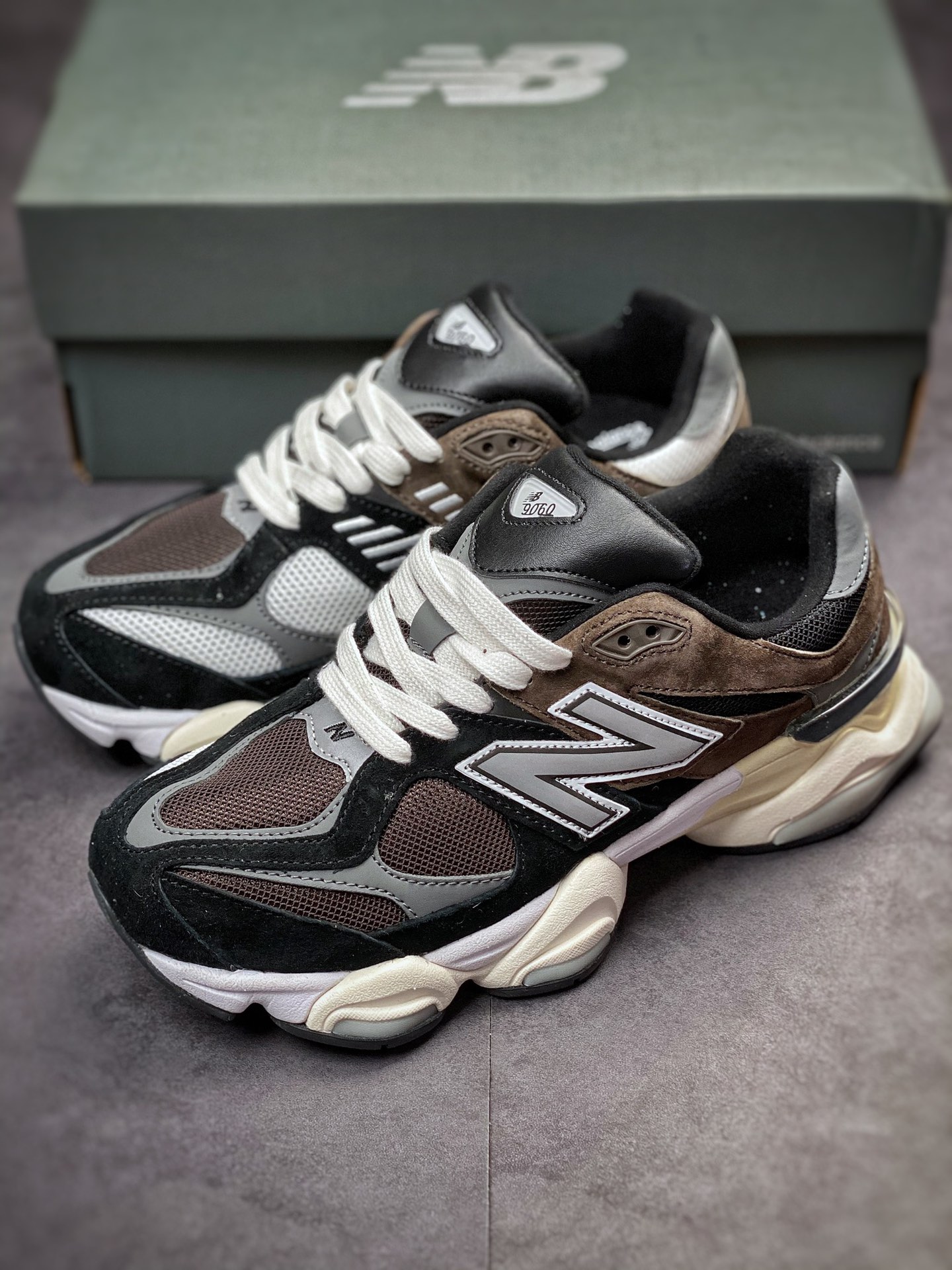 Joe Freshgoods x New Balance 9060 Joint Series Retro Casual Sports Daddy Shoes U9060BRN