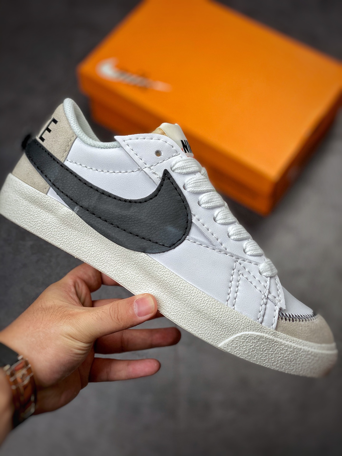 160 Nike Blazer Low 77 JUMBO 复古经典开拓者 DN2158-101