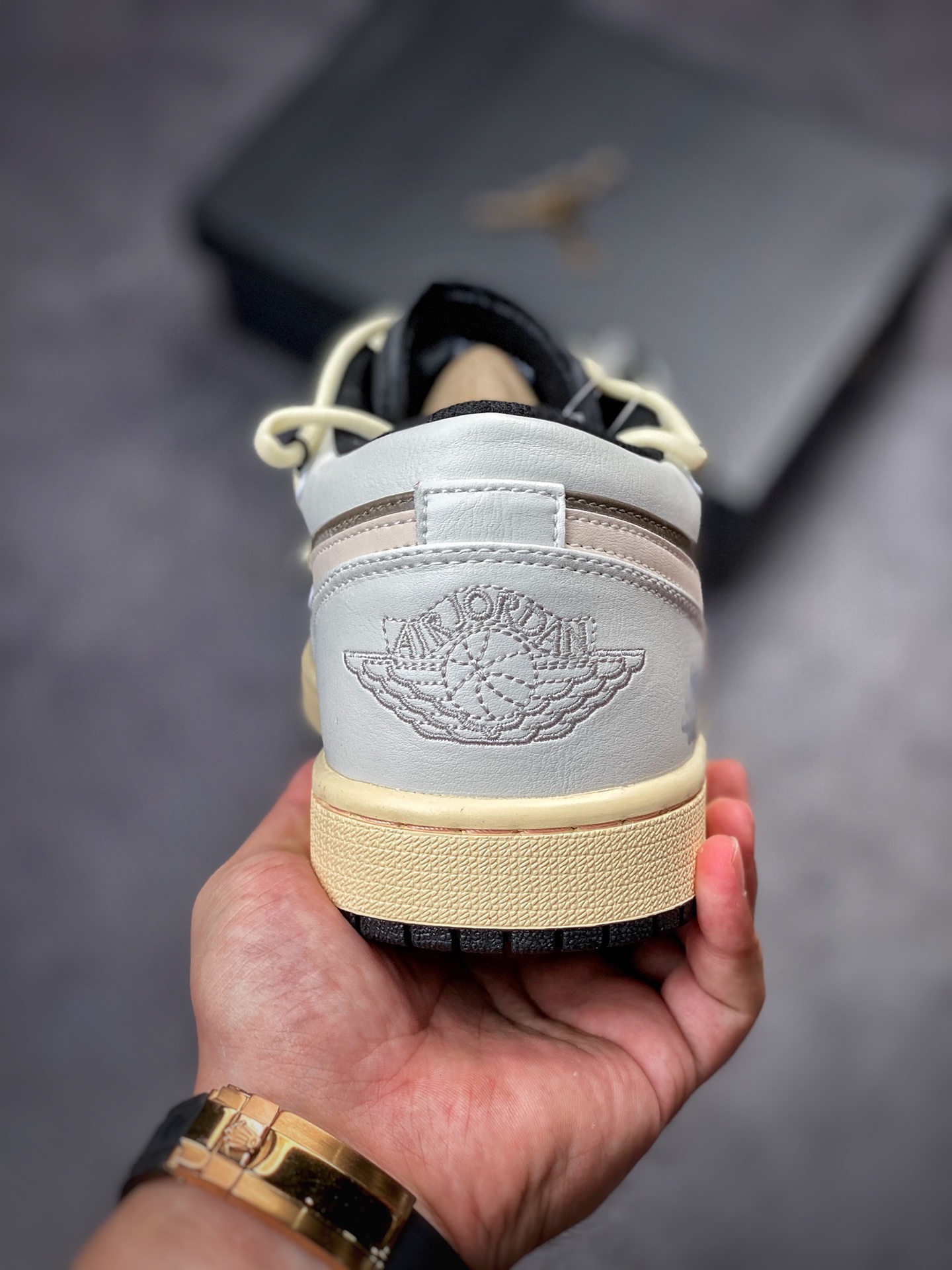 220 Air Jordan 1 Low 白棕解构绑带 553558-062