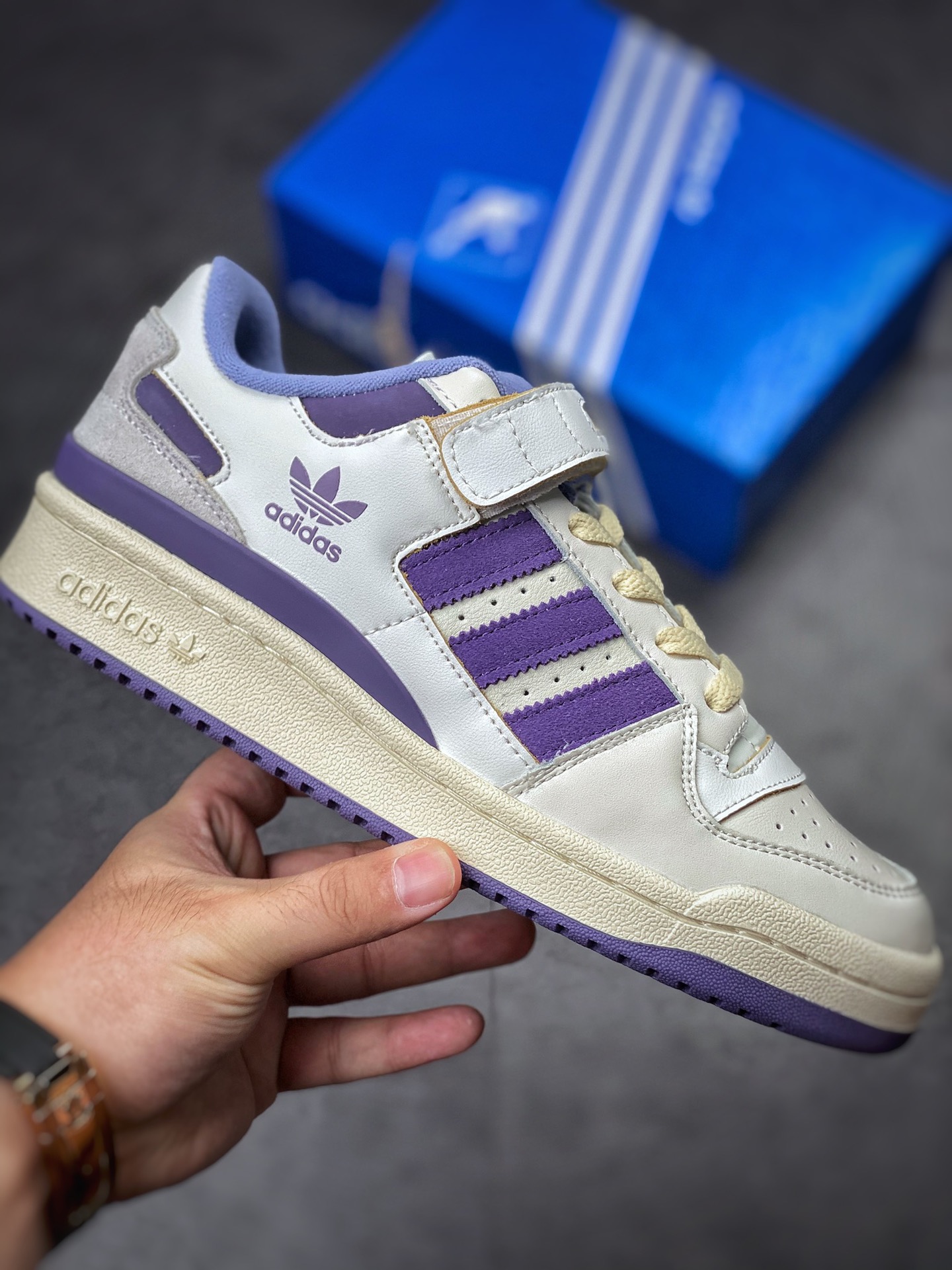 Overseas channel version original box original label Adidas Forum 84 Low clover low state GX4535