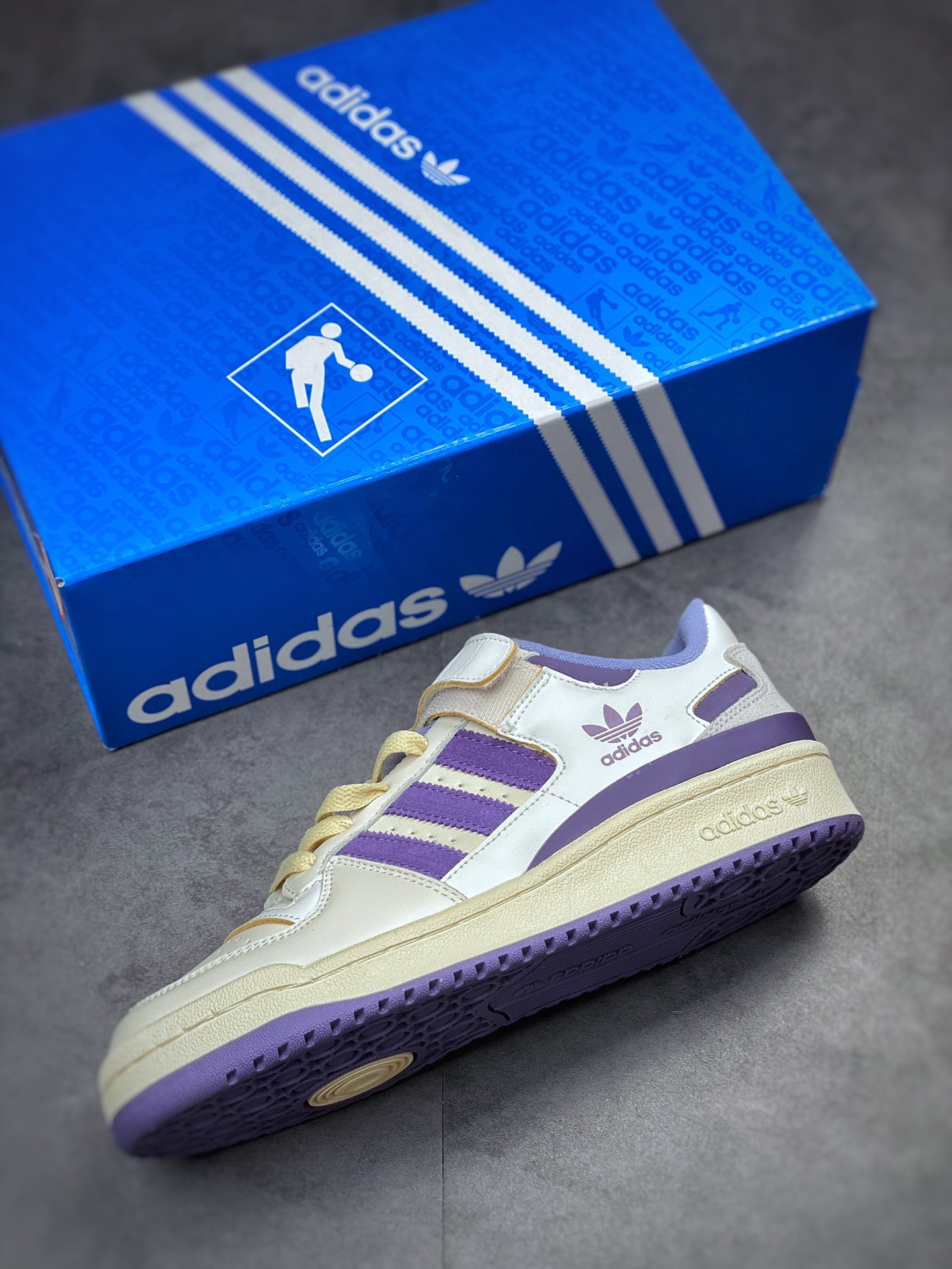 Overseas channel version original box original label Adidas Forum 84 Low clover low state GX4535