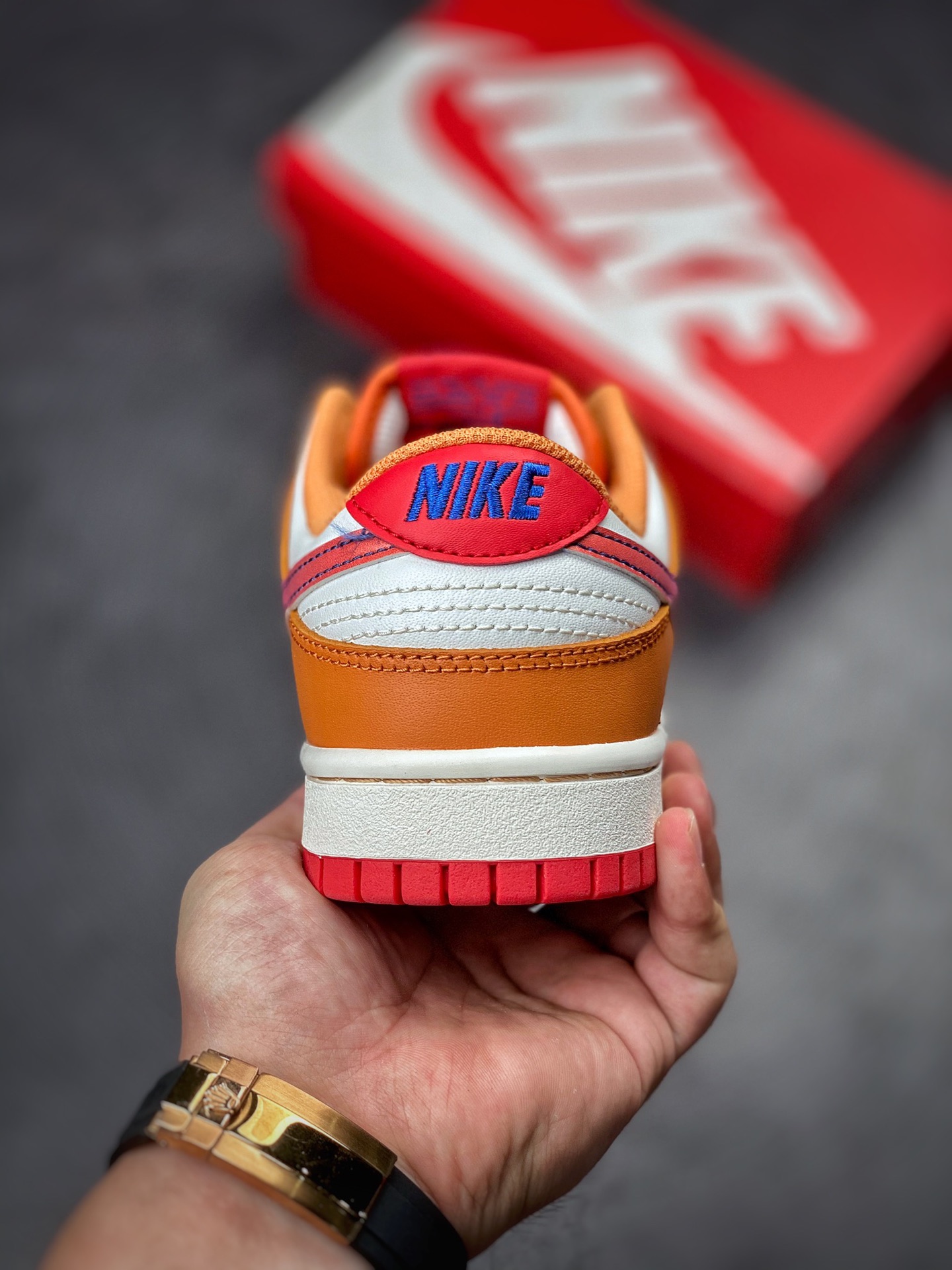 Nike SB Dunk Low White Orange Blue DH9765-101