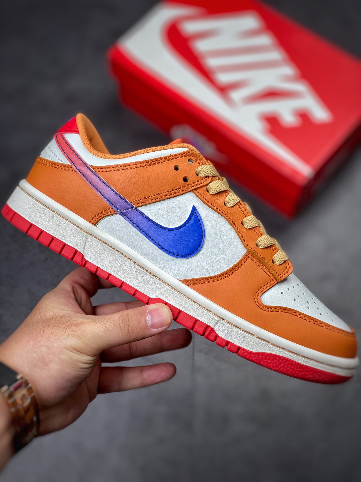 Nike SB Dunk Low White Orange Blue DH9765-101