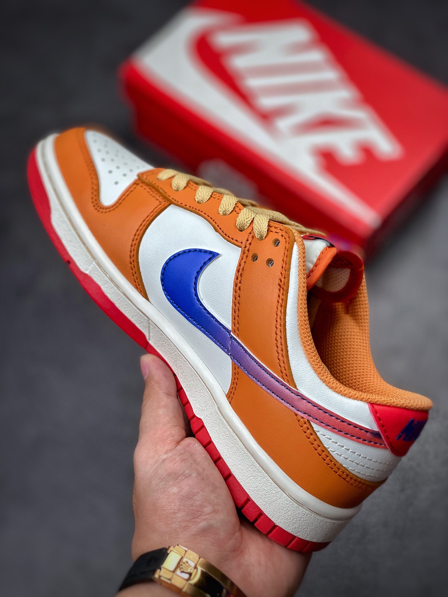 Nike SB Dunk Low White Orange Blue DH9765-101