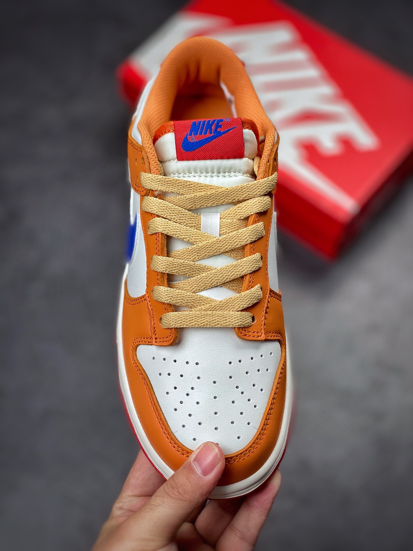 Nike SB Dunk Low White Orange Blue DH9765-101