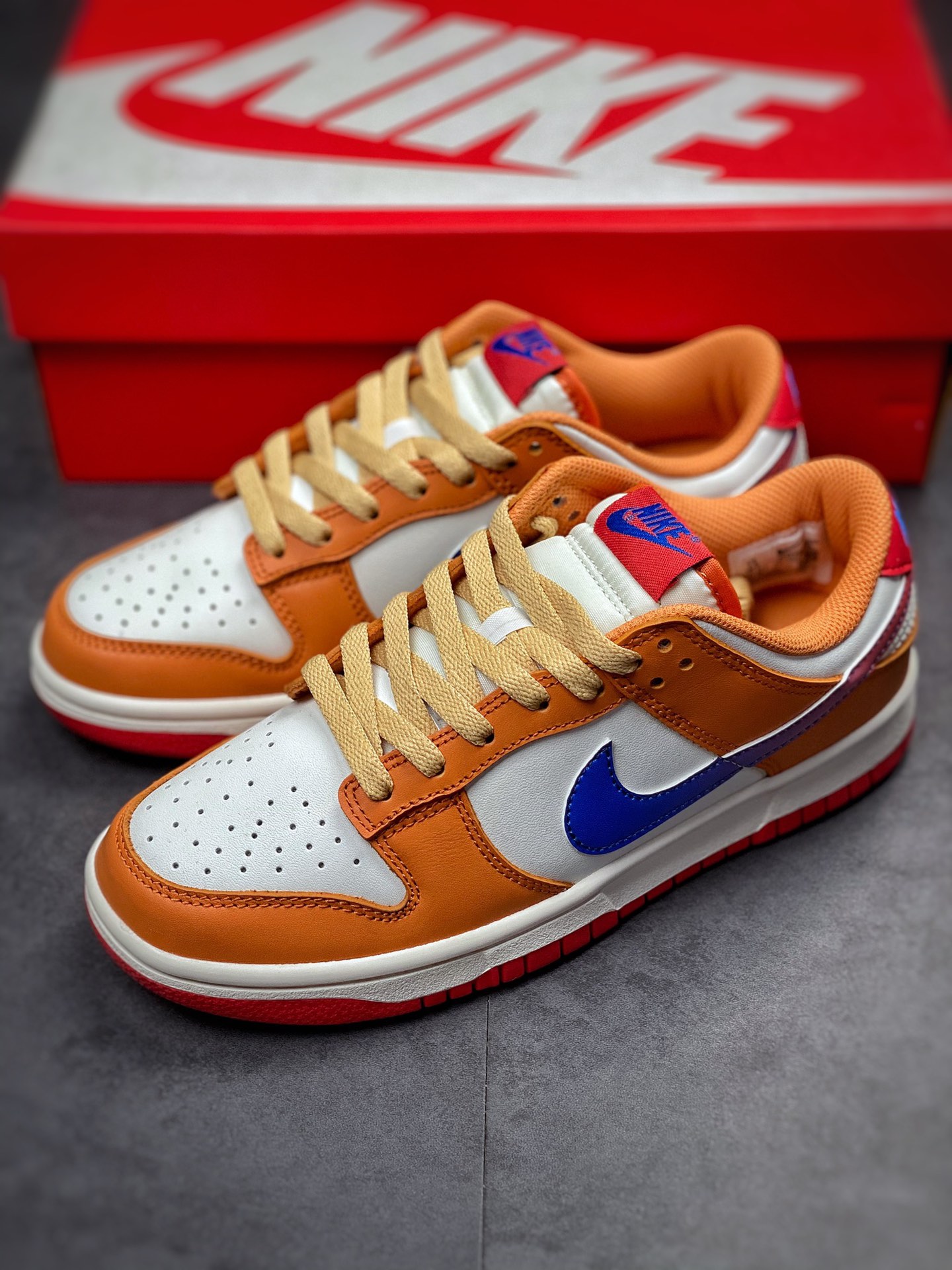 Nike SB Dunk Low White Orange Blue DH9765-101