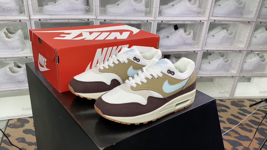 [Air Force Series]Nike Air Max 1 "Crepe Hemp" Original Retro Air Cushion Versa