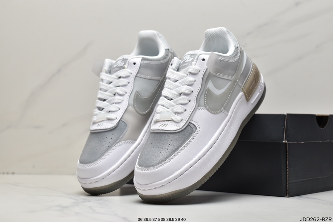 120 耐克Nike Air Force 1 Low Fur-Lined Shadow 灰褐CT1985-700