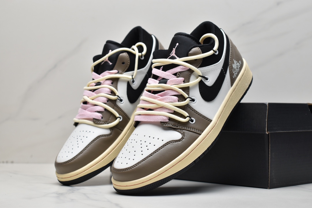 200 耐克 Nike Air Jordan 1 Low 麻绳绑绳 AJ1低帮 553558-062