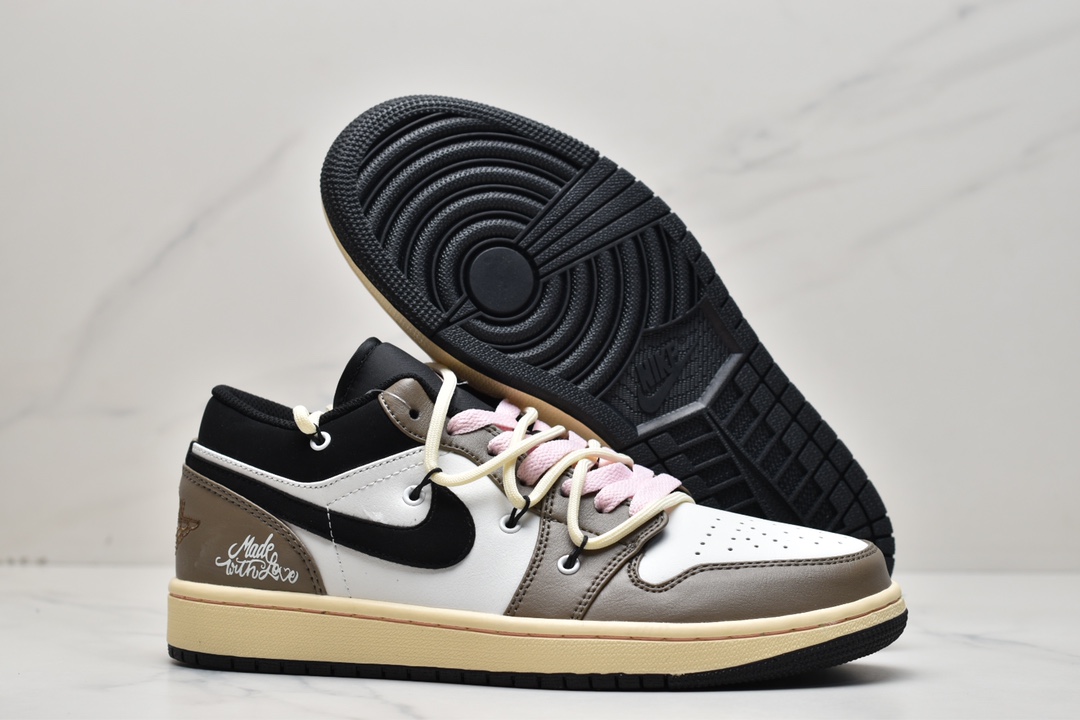 200 耐克 Nike Air Jordan 1 Low 麻绳绑绳 AJ1低帮 553558-062