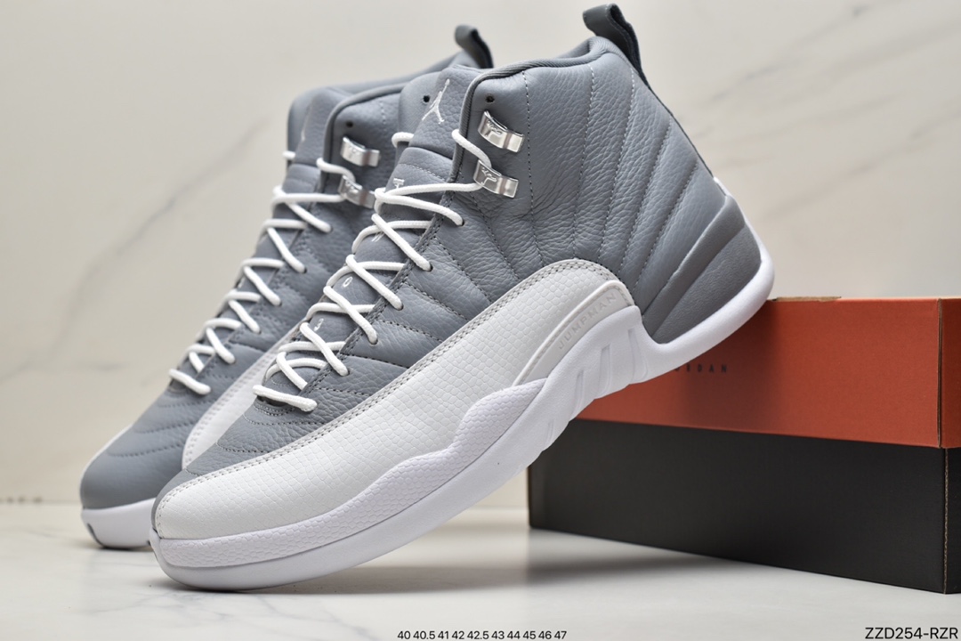 250 Air Jordan 12 ”Stealth” AJ12 乔12 乔丹12代酷灰CT8013-015