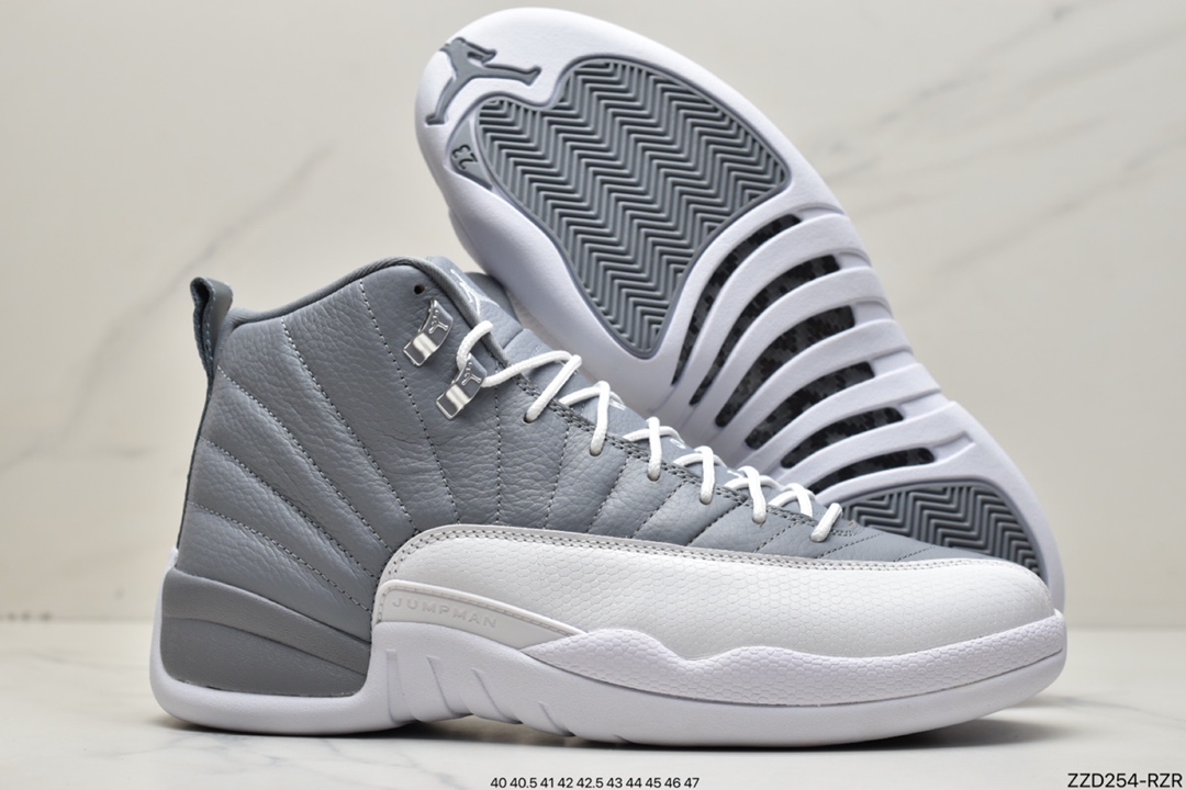 250 Air Jordan 12 ”Stealth” AJ12 乔12 乔丹12代酷灰CT8013-015