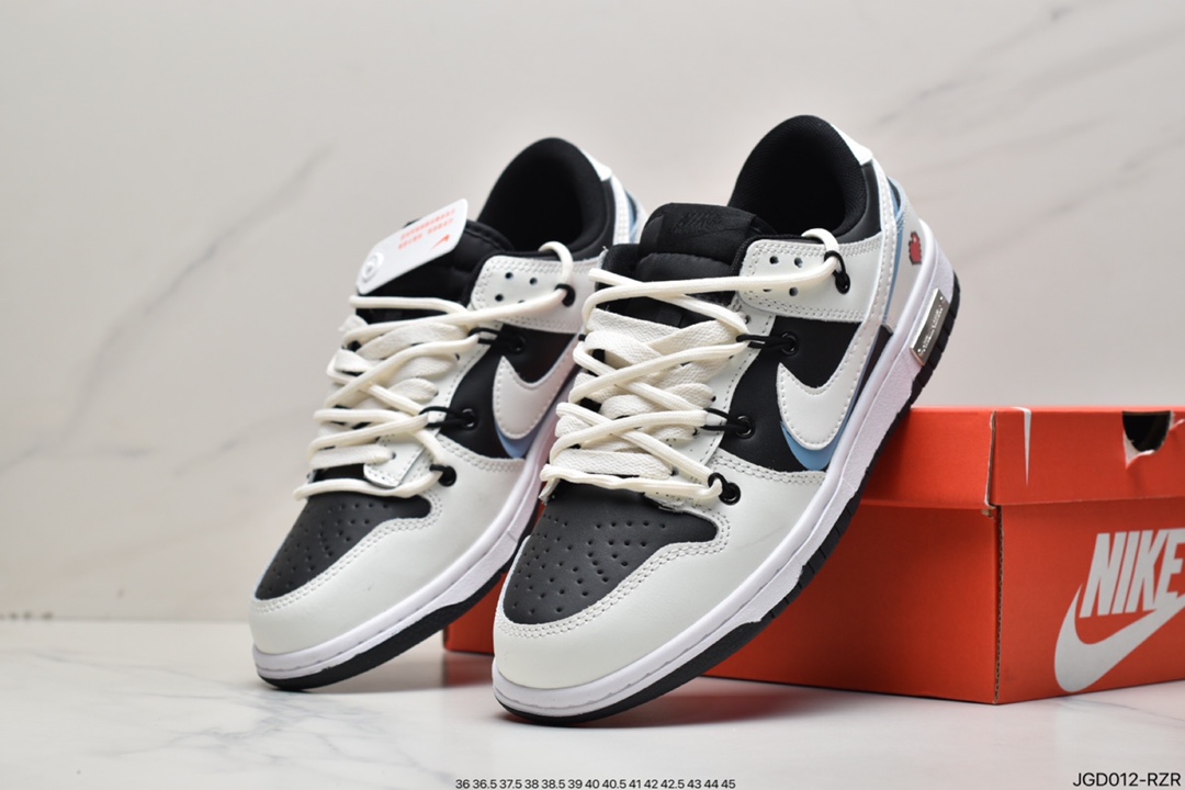 180 耐克Nike SB Dunk Low Creamy/Tweed”解构绑带低帮休闲运动滑板板鞋CW1590-006