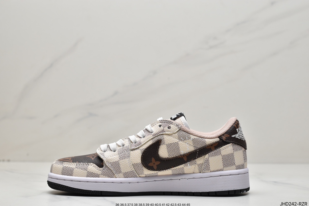 190 Travis Scott x Air Jordan 1 Low AJ1乔1低帮倒钩  1A9G62