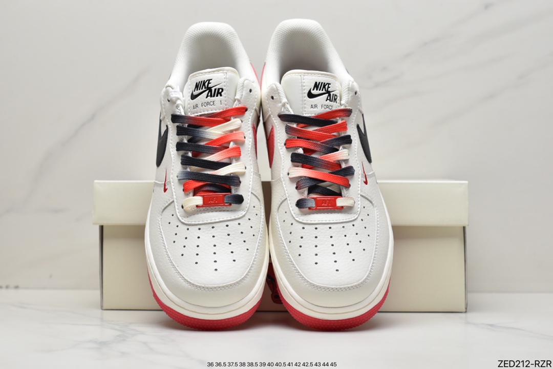 260 Nike Air Force 1 Low “米红黑反光” 空军一号低帮休闲板鞋CH2808-306