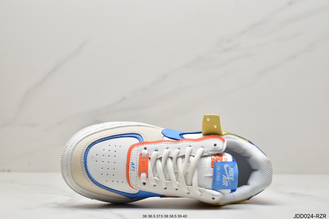 120 耐克Nike WMNS Air Force 1 Shadow 马卡龙空军一号CI0919-100