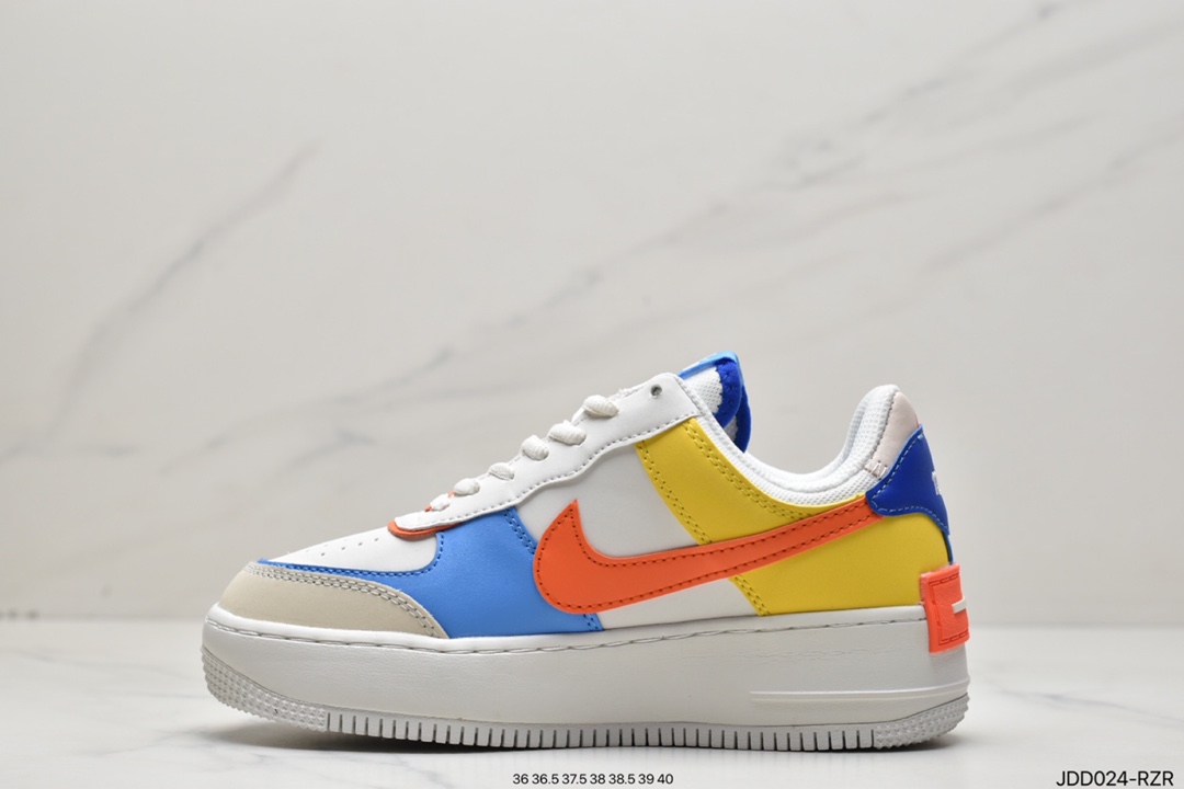 120 耐克Nike WMNS Air Force 1 Shadow 马卡龙空军一号CI0919-100