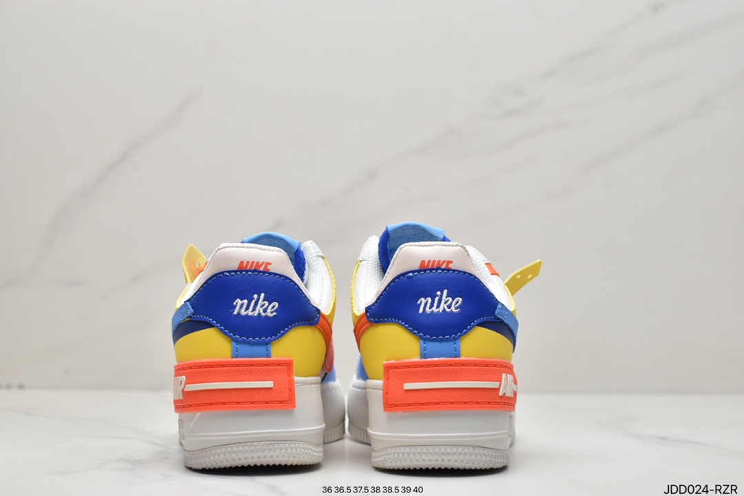 120 耐克Nike WMNS Air Force 1 Shadow 马卡龙空军一号CI0919-100