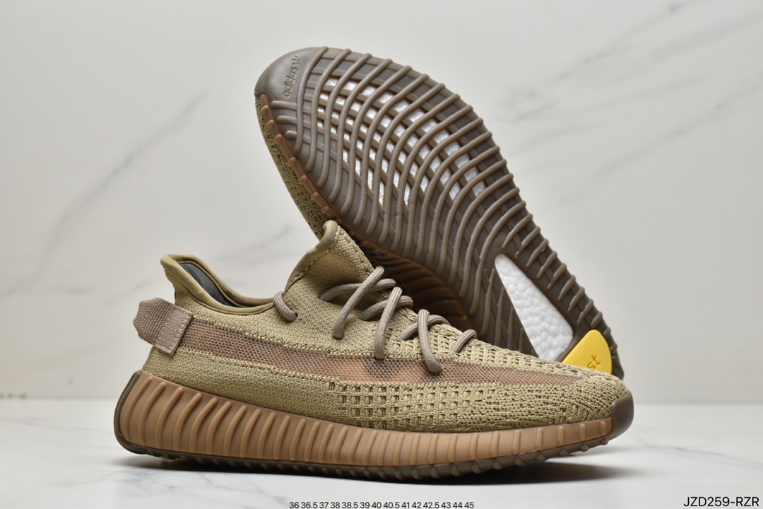 Kanye West x adidas Yeezy Boost 350 V2 popcorn midsole casual sports jogging shoes FU9161