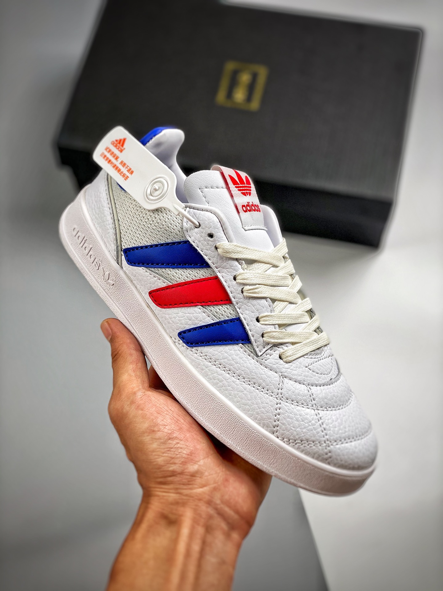 Zapatillas de skate trébol, zapatillas blancas casuales de estilo coreano, imagen de colección