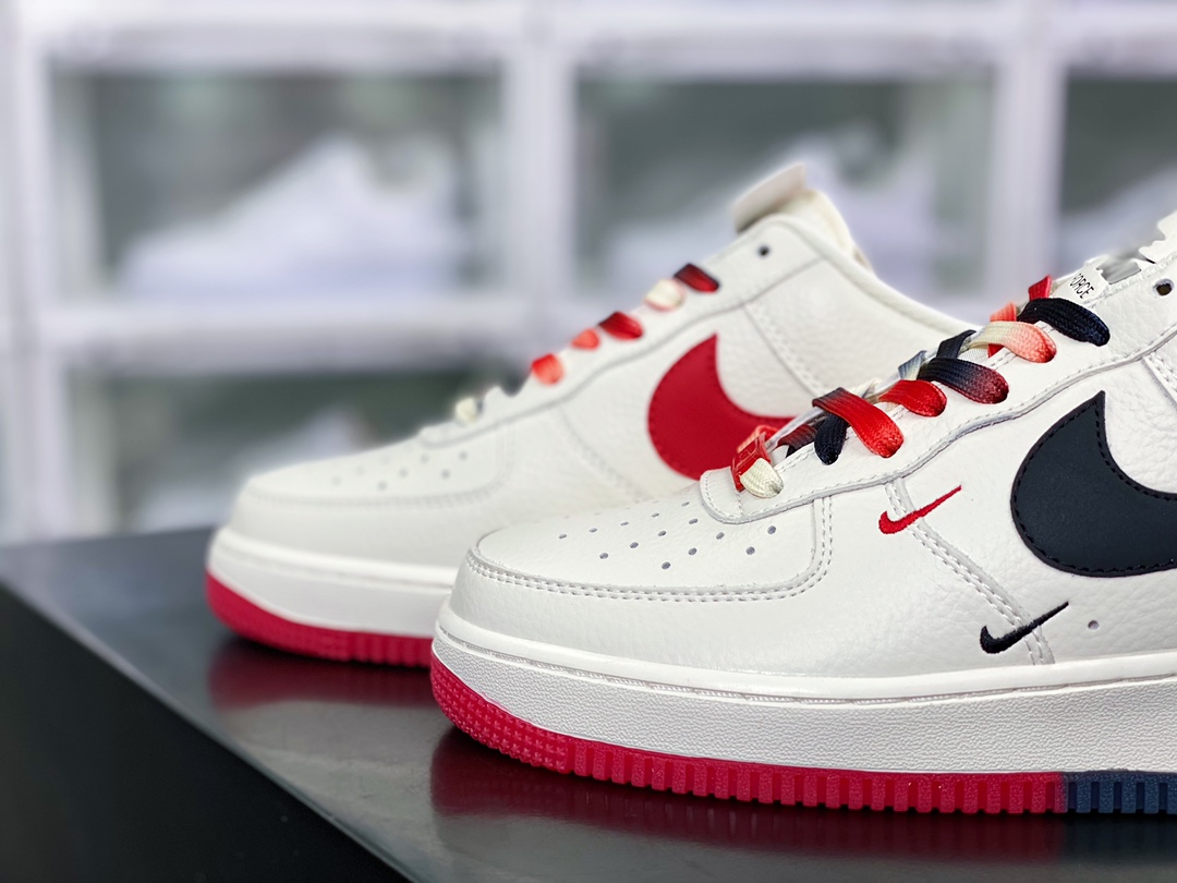 260 耐克Air Force 1’07 QS”Sail/Black/Red/Chicago Bullss”空军一号CH2806-306
