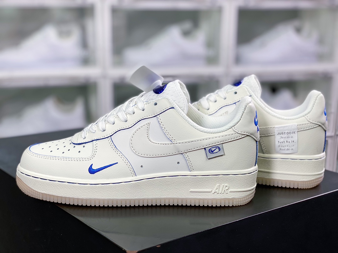 220 Air Force 1 '07 Low”Sail White/Blue Mini Swoosh”空军一号DX1156-001