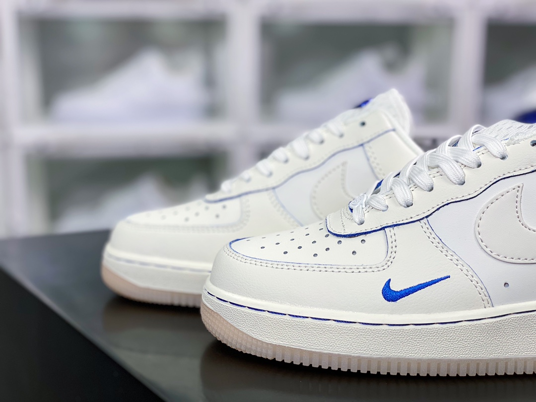 220 Air Force 1 '07 Low”Sail White/Blue Mini Swoosh”空军一号DX1156-001