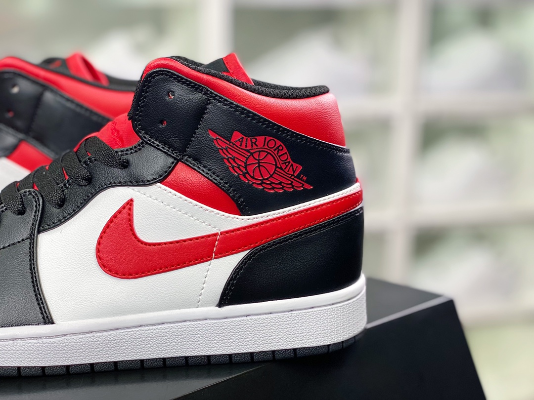 240 Wmns Air Jordan 1 Mid GS”Chicago Black Red”AJ1乔丹一代554724-079