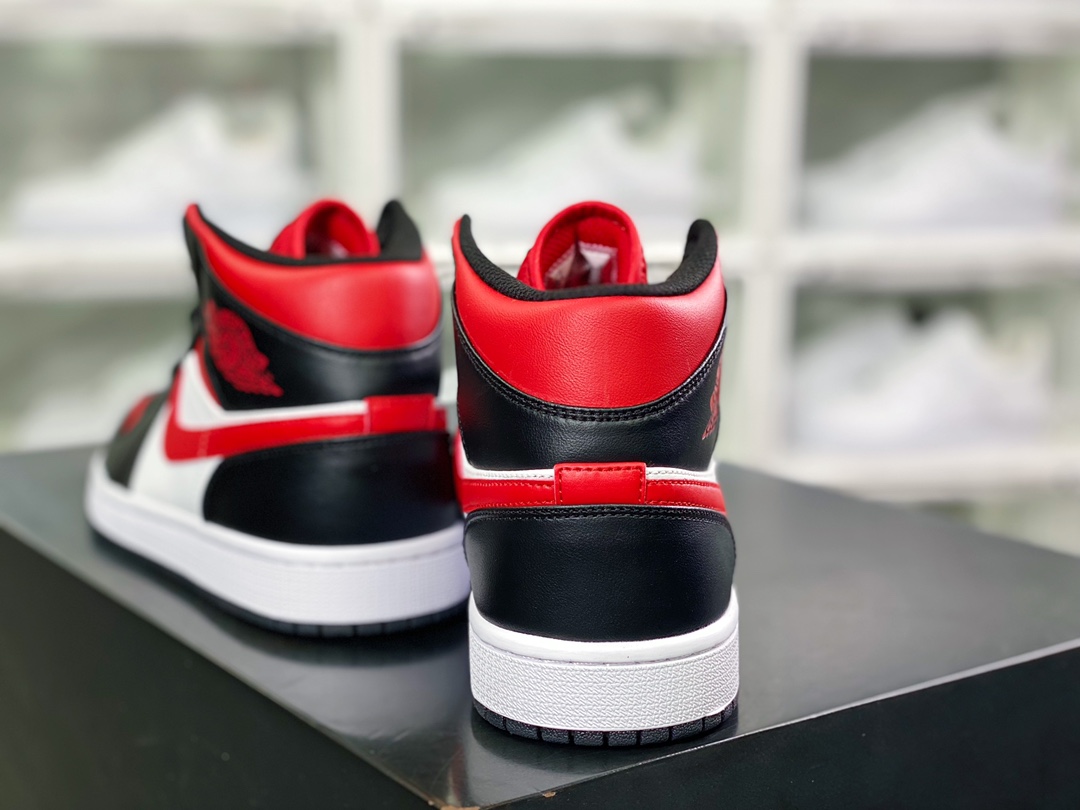 240 Wmns Air Jordan 1 Mid GS”Chicago Black Red”AJ1乔丹一代554724-079