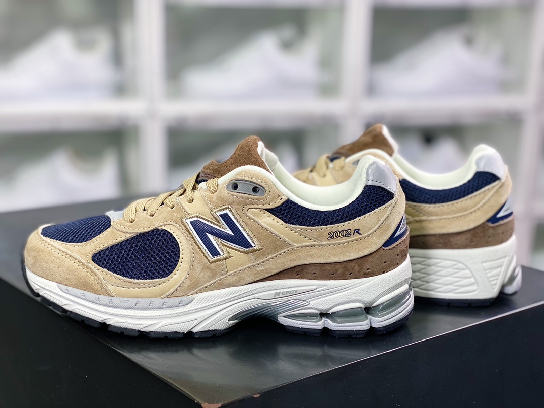 ML2002 Series Retro Daddy Style Casual Sports Jogging Shoes ”Suede Beige Brown Navy Blue” M2002R5