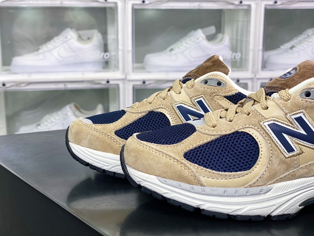 ML2002 Series Retro Daddy Style Casual Sports Jogging Shoes ”Suede Beige Brown Navy Blue” M2002R5