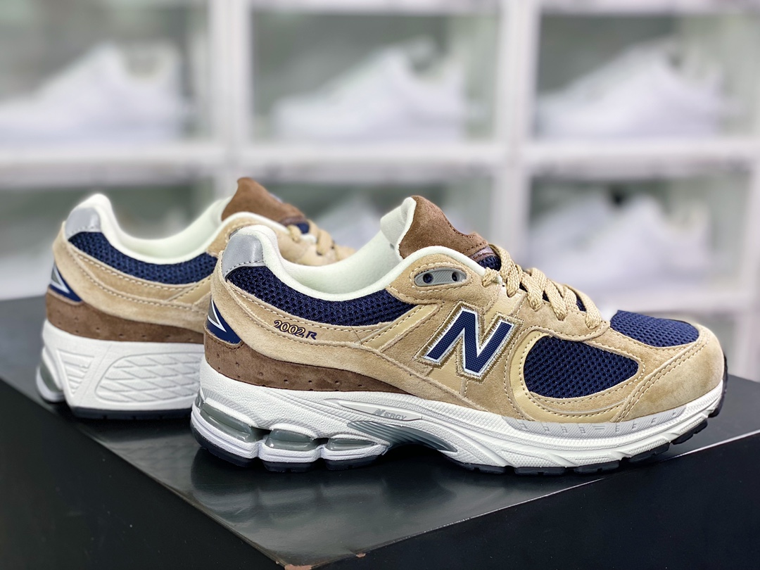 ML2002 Series Retro Daddy Style Casual Sports Jogging Shoes ”Suede Beige Brown Navy Blue” M2002R5