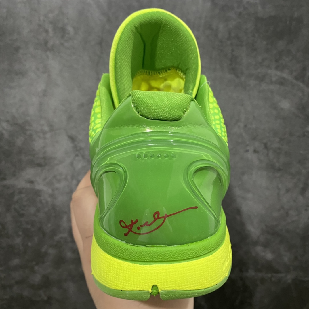 图片[4]-NK ZOOM KOBE 6 Protro Grinch S2纯原生产线 科比六代青蜂侠出货 #Zoom Turbo气垫➕后掌EVA缓震 实战配置直接拉满 #原楦纸板开发 鞋身流线型、后跟塑形，区分土肥圆 #原档数据3D打印 鞋面蛇鳞一颗一粒匹配原版 #全身鞋材卡料色独家定制 唯一正确喷漆SWOOSH #NK专利Flyknit飞线科技，给予鞋身足够抗扭矩力 #真实底模最大47.5 实战利器 专供海外市场 尺码：40 40.5 41 42 42.5 43 44 44.5 45 46 47.5 （脚宽、脚胖 建议买大半码）-选品中心