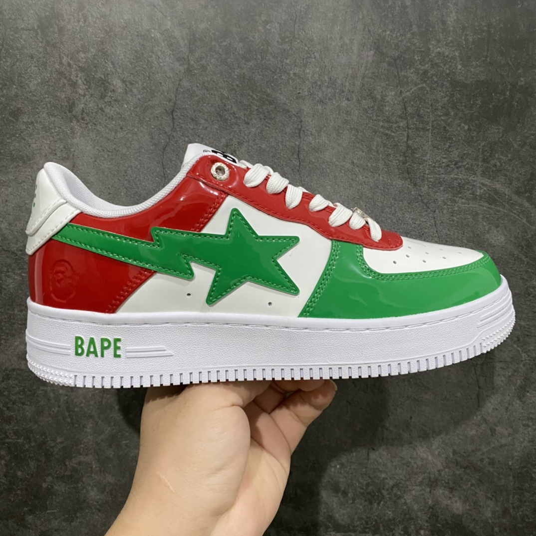 C版 Bape Sta To Low 明星同款 猿人头经典低帮运动休闲板鞋 法兰西 原鞋开发 匠心打造 开发时长超过半年 良心定价一步到位不杀猪 原厂漆皮 独家私磨正确大底咬花 原数据进口机台高频印压LOGO 大小定位深浅均保持一致 中底嵌入Ortholite缓震材质 原盒原配 全套包装 包含猿人logo定制防尘袋 干燥剂 尺码:36 36.5 37.5 38 38.5 39 40 40.5 41 42 42.5 43 44 44.5 45-选品中心