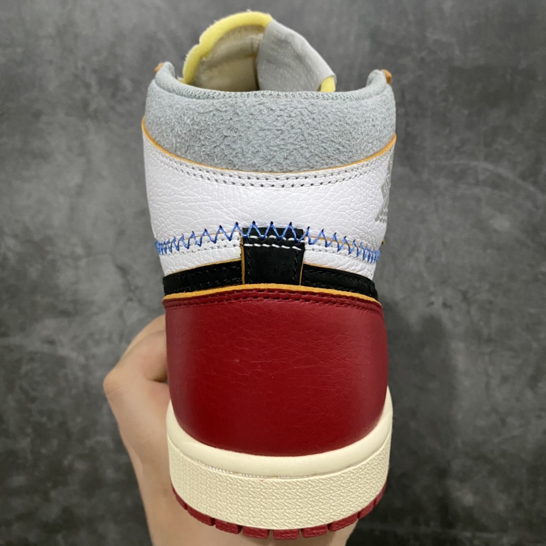 图片[4]-纯原 Union x Air Jordan AJ1 Retro High NRG 联名四色拼接黑脚趾 BV1300-106 原楦原纸板开发 极致一眼正品既视感 原厂皮料 原厂拉帮工艺 全部采用原厂电脑车 针距 边距完全同步原鞋 原厂特供皮料承诺百分百一致原鞋 鞋面清洁度最高QC检验标准 控制溢胶 飞翼3D高频深度立体 全市场仅此一家 鞋盒、防尘纸 均采购来自原厂 尺码：40 40.5 41 42 42.5 43 44 44.5 45 46 47.5-选品中心