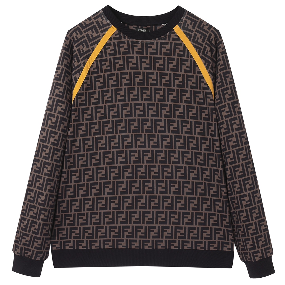 FEND Fen*2023 AW Otoño/Invierno Sudadera con capucha nueva, estampado clásico antiguo, estampado activo de la versión, …