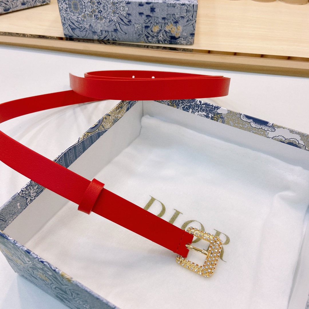 DIOR迪奥1.5Cm宽腰带以经典优