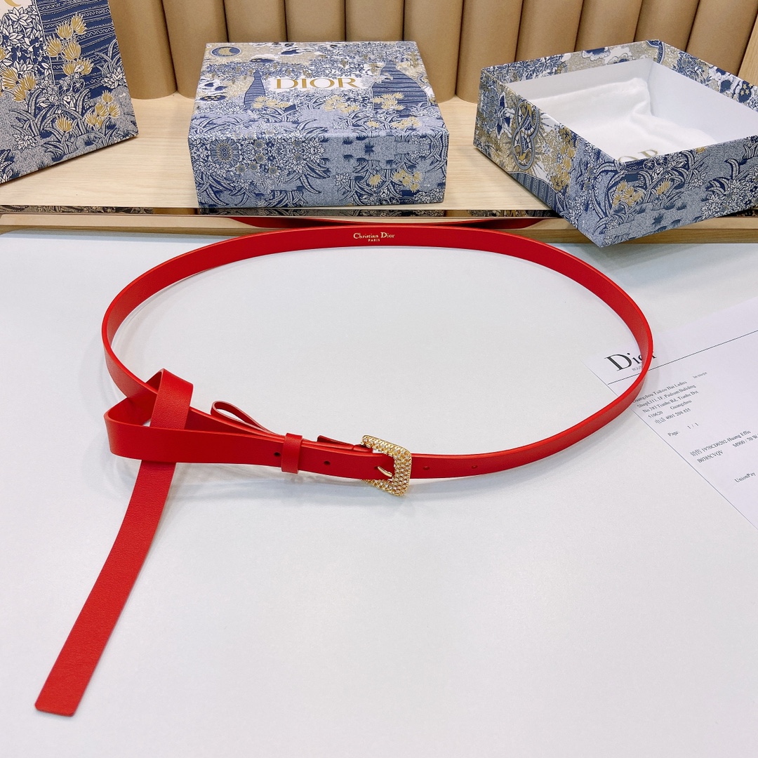 DIOR迪奥1.5Cm宽腰带以经典优