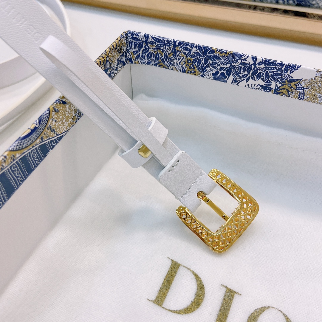 DIOR迪奥1.5Cm宽腰带以经典优