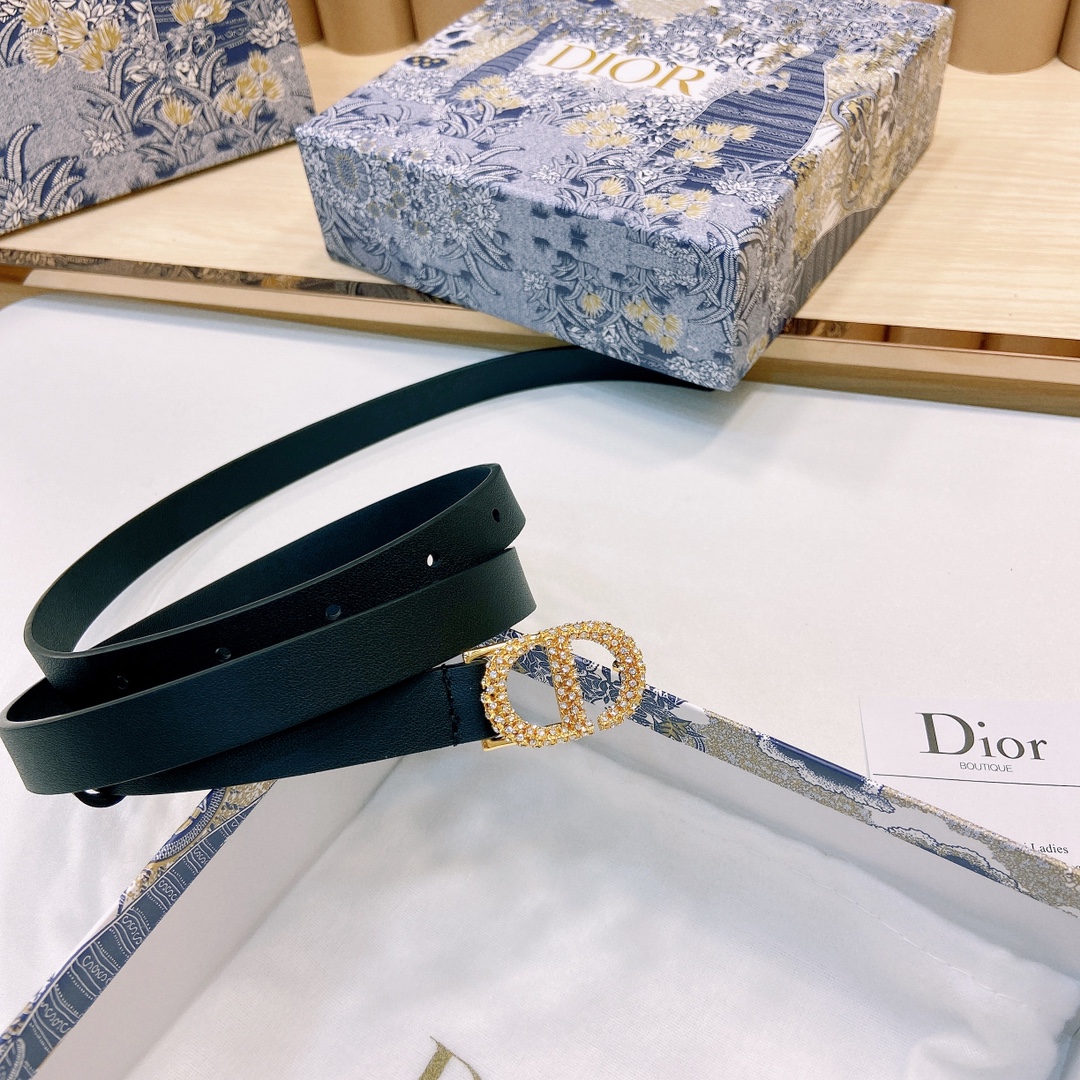 DIOR迪奥1.5Cm宽腰带以经典优