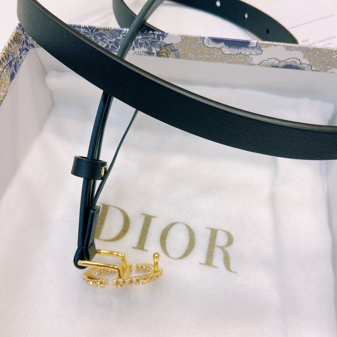 DIOR迪奥1.5Cm宽腰带以经典优