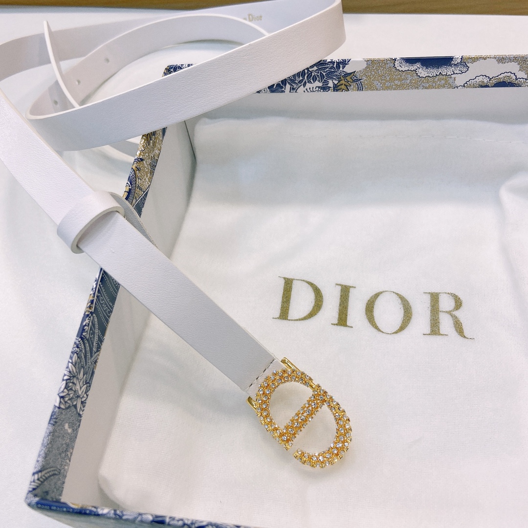 DIOR迪奥1.5Cm宽腰带以经典优