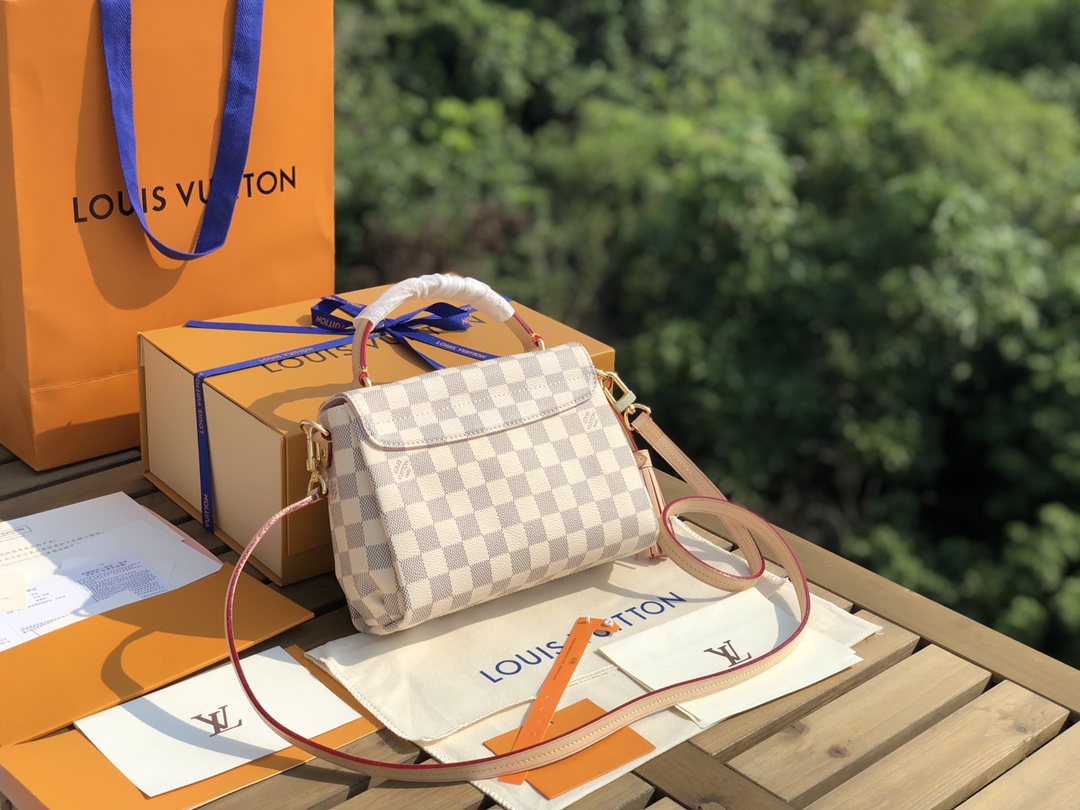 🌼 m41581尺寸25*17*9.5CM 之前就有好多人问这款L*V CROISETTE 棋盘格流苏邮