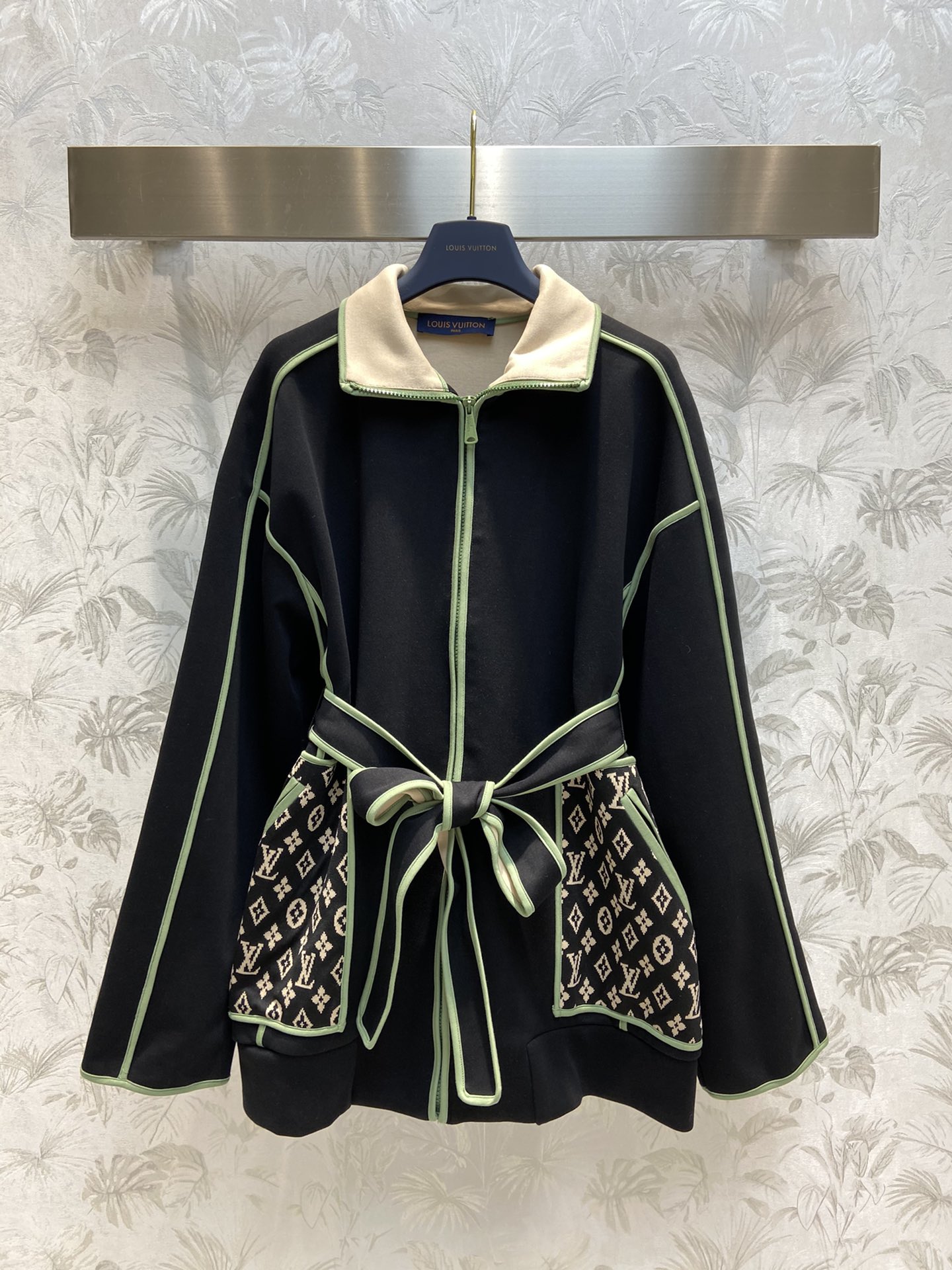 Louis Vuitton Clothing Coats & Jackets Splicing Cotton Knitting Fall/Winter Collection