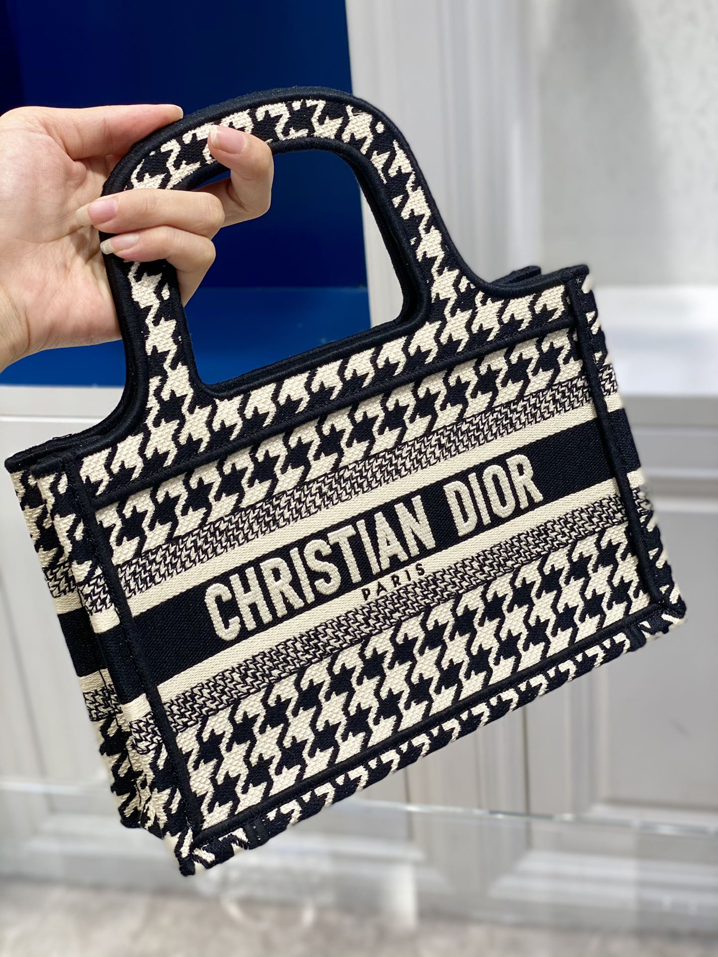 디올 Book Tote 24cm 블랙 토트백 레플리카